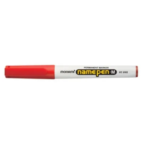 네임펜(굵은글씨)/빨강 (12 EA) 빨강/2.0mm NAMEPEN-M