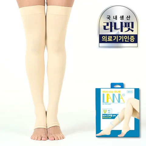 라나핏 의료기기 압박밴드 허벅지형 압박스타킹