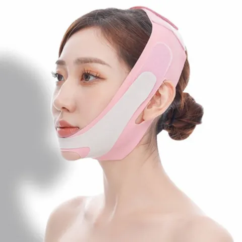 얼굴 턱살 압박 밴드 입벌림 방지 스트랩 관리 기구 얼굴리프팅밴드 수면리프팅밴드 브이라인얼