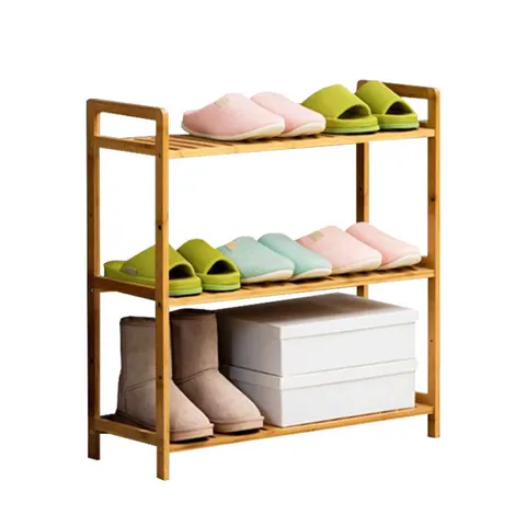 HZ4232 원목 높이조절 다용도 선반 3단 대형 1color  착불