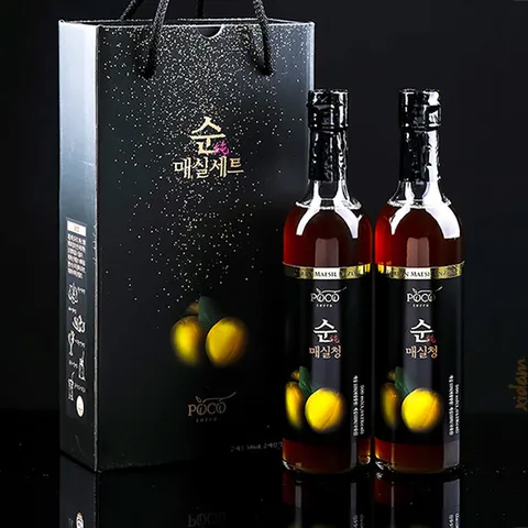 황매실로 숙성시킨 순매실청 세트 [500mlx2입]
