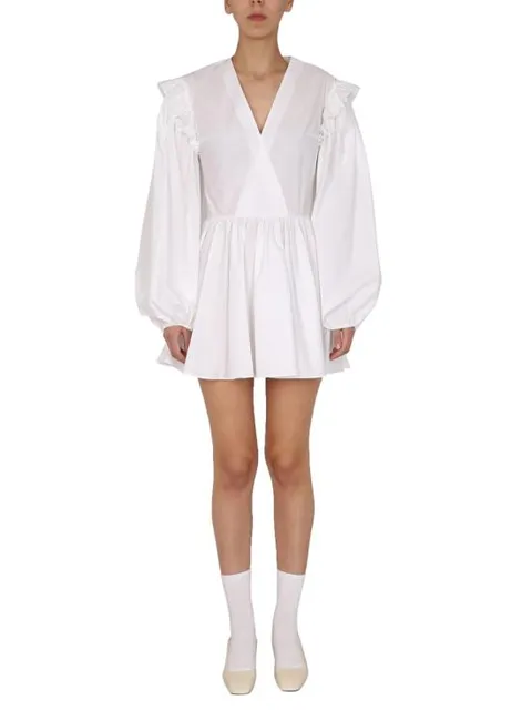 [해외직구] 22SS  미디 원피스 DR092 WHITE