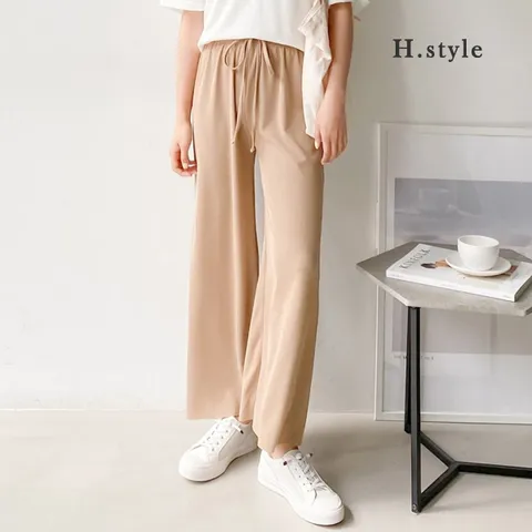 [하프클럽/에이치스타일]WC/기획끈바지/여름/밴딩팬츠/통바지