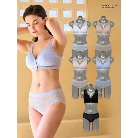 [하프클럽] 프론트훅 에어리 컬렉션 브라+팬티 10종세트