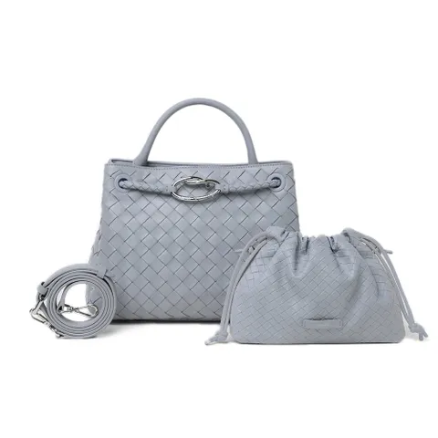 [최초가238,000원]인트레치아토 헤리티지 토트백 - 블루그레이