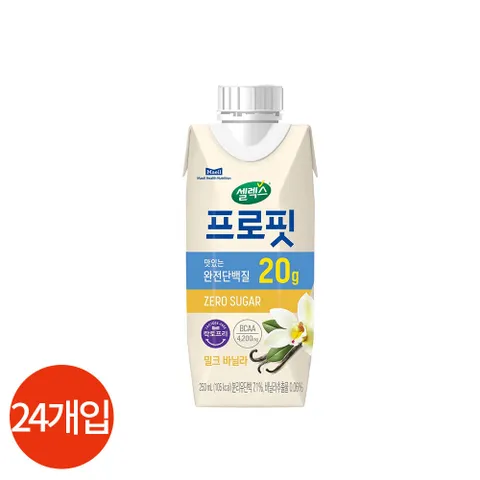 셀렉스 프로핏 밀크바닐라 250ml x 24개