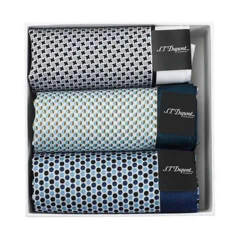[롯데백화점](셔츠)]듀퐁면손수건3종세트(SE4FMA381002GE-004BU-009PU