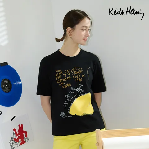 [최초가69,900]키스해링 25SS 아트컬렉션 티셔츠 4종 여성