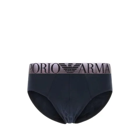 엠포리오 아르마니 남성 네이비 Midnight 면 삼각팬티 EM000229AF10784 UB102