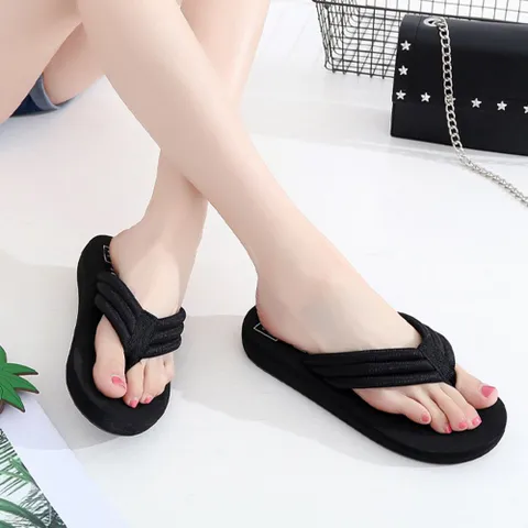 여성 여름 쪼리 1P 플랫 슬리퍼 데일리 바캉스 신발 여성여름슬리퍼 여성여름쪼리