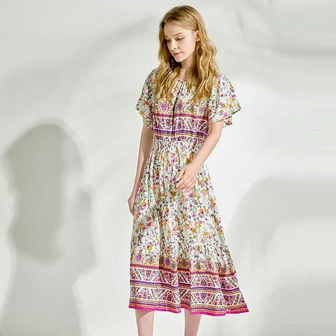 [최초가69,000원]썸머 레이온 원피스_화이트