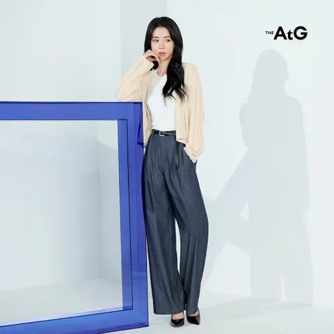 [1만원인하] 26SS 린넨혼방 스트레치 턱 팬츠
