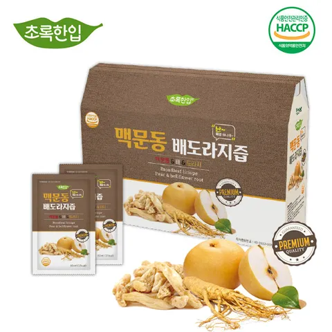 초록한입 맥문동 배도라지즙 80mlx21포