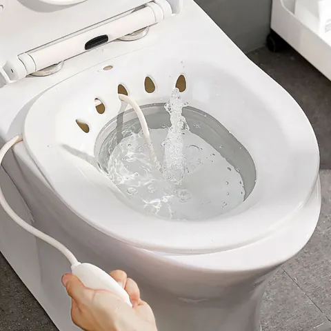 ETN 버블 접이식 좌욕기 가정 용 수동 비데 온욕 셀프 치질 임산부 폴딩