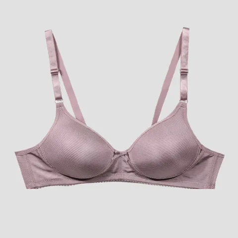 스트라이프 패턴 디자인 여성 인견 몰드 브라 0029xz