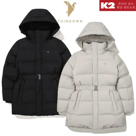 K2 겨울 여성 씬에어 하프 수지 패딩/구스/거위털/자켓/다운/KWW24564YD 463691