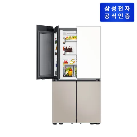 비스포크 AI 하이브리드 냉장고 4도어키친핏푸드쇼케이스 RM70F64M2ZG