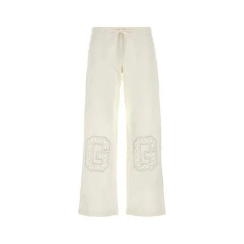 GIMAGUAS GIMATROUSERS WHITE Ivory linen blend Gima pant