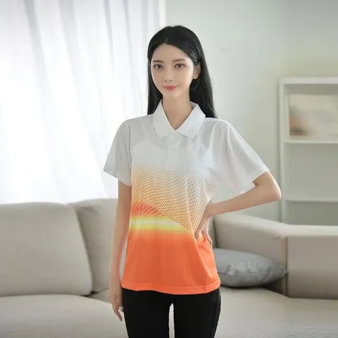 [하프클럽] 교복몰 그라데이션 배색 카라티셔츠 5컬러.