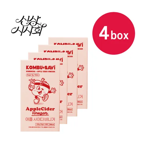 [단독]콤부차로 맛낸 애사비 4박스