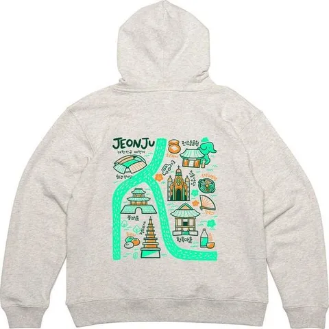 [하프클럽] 후드집업 프린트티셔츠 전주 TOUR 풍남문