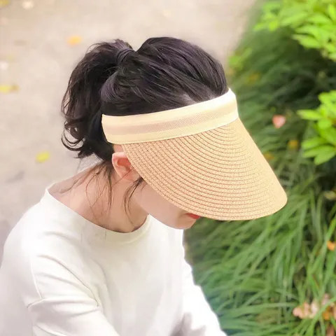 여성용 라탄 썬캡 2개 세트 G 밀짚모자 여름모자 라피아햇 프라햇 여성밀짚모자