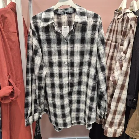 스튜디오AG HC13 체크 롱셔츠 M25 32SH05