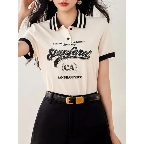 [하프클럽] 셀로나 카라 반팔티셔츠_BJ2ST034