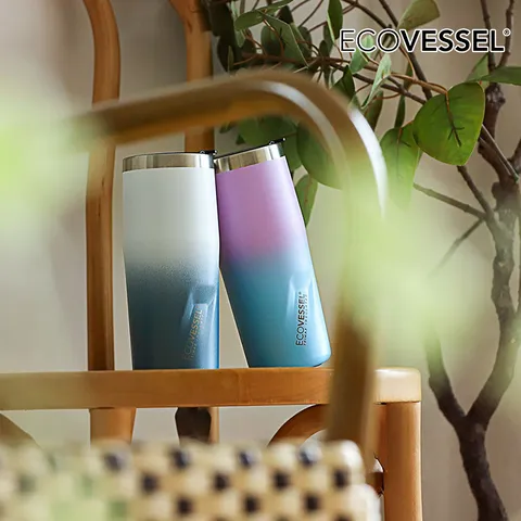 에코베슬 친환경 텀블러 메트로20 590ml 세라믹코팅 보온보냉 홈카페