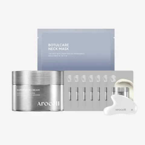 슈퍼 넥 크림 [ 세라믹 괄사+ 넥크림 7일분 + 넥 마스크 1매 ]