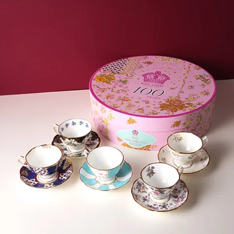 [롯데백화점]100주년 리프레쉬 커피잔 5인세트 (전기/후기) 택1