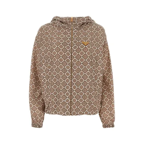 PRADA 29F102S23214FL F0770 프린트 나일론 윈드브레이커