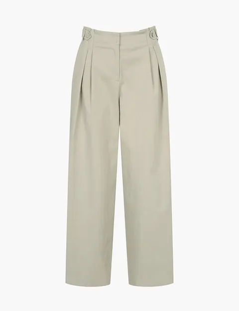 턱 와이드 팬츠N241MWP201 463691