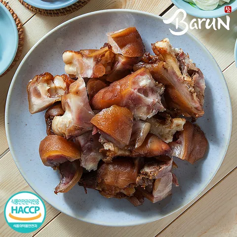 참바른꿀족 국내산 미니족발1.5kg(500g x 3팩)/새우소스3팩