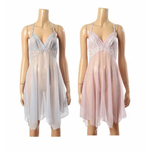 [롯데백화점](언더웨어)]블랙라벨 고급스러운 수입 케미컬자수 슬립 FS943A