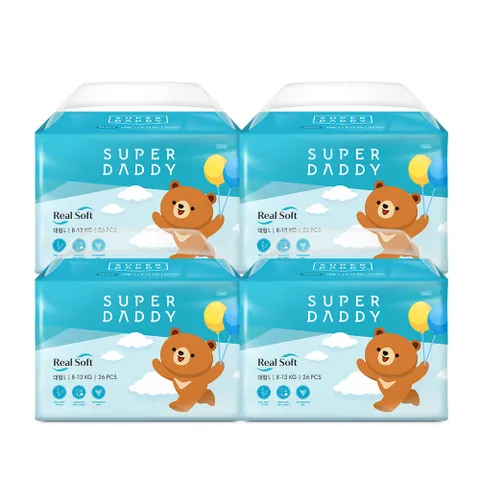 기저귀 리얼소프트 팬티/밴드 4팩 (소형/중형/대형/특대/빅형)☆