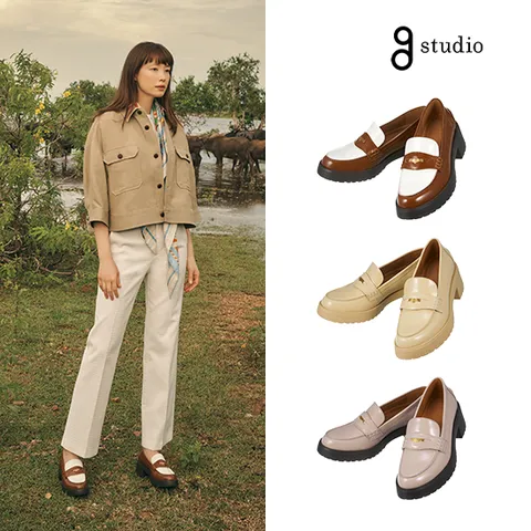 [잔여한정수량] 5.5cm 플랫폼 로퍼