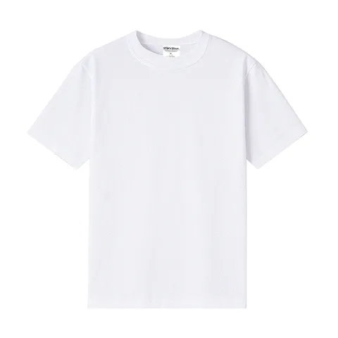 (L사이즈) 7.5oz 맥스 헤비웨이트 무지 오버핏 레이어드 남성 반팔티 화이트 MHS01