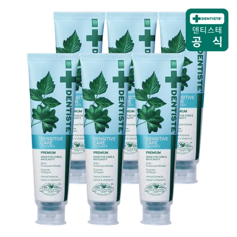 [내일도착] 뉴센서티브케어 치약(불소함유) 200g 6개