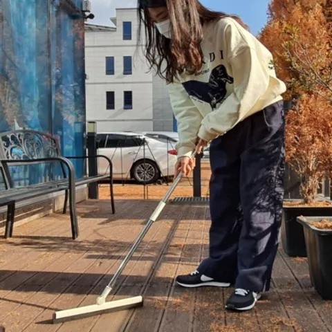 물세척고무비빗자루 만능 화이트 만능빗자루 고무비 빗자루 매직 실리콘빗자루