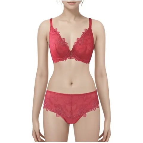 [롯데백화점](언더웨어)](B-D컵) 블랙라벨 얇은 홑겹 브래지어햄팬티 2컬러 세트 BR981A BP981A