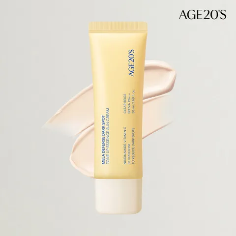[에이지투웨니스] 멜라디펜스 기미 톤업 에센스 선크림 50ml (SPF50+ PA++++)