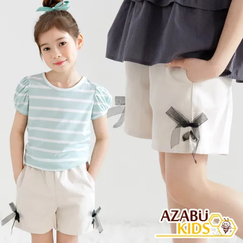 [아자브키즈] 엘 리본 팬츠