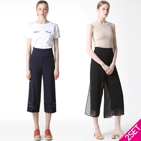 2SET [홈쇼핑방송/(LeOT)] 시그너처 매직 빅팬츠 2종세트-사이즈 55~99다양