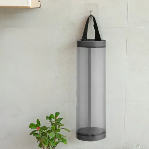 보관함 비닐봉지 벽걸이 그레이 주방수납 주방정리용품 종량제 소품정리 지퍼백보관함