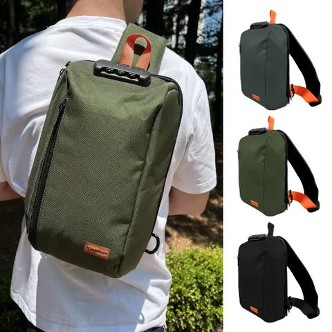 칸투칸 프리미엄 트래블락 도난방지 슬링백 6포켓