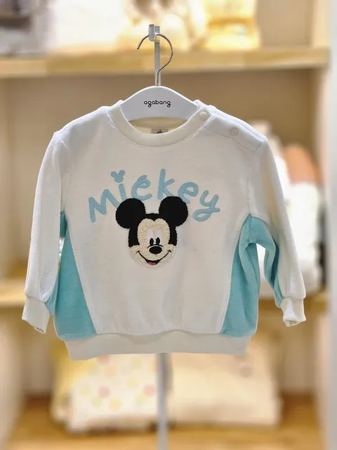 세이브존02 미키pk배색맨투맨티셔츠 03s721006