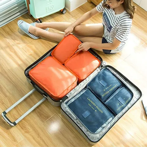 정리 가방 캐리어 6P 8컬러 여행용파우치 세면백 워시 사진프레임 포토프레임