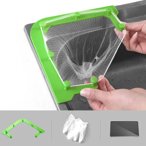 음식물 쓰레기 거치대+망50ea+테이프 / 음쓰망 음쓰처리기