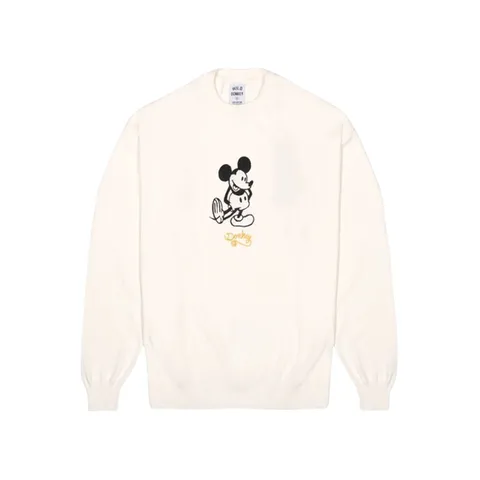 미키 그래픽 프린팅 맨투맨 에크루 공용 MICKEY ECRU